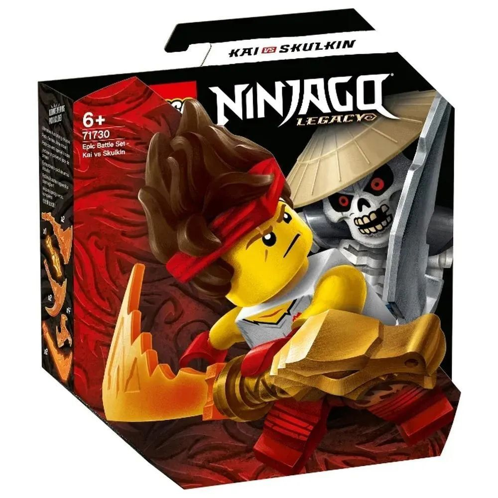 Конструктор LEGO Ninjago Легендарные битвы: Кай против Скелета | 71730