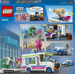 Конструктор LEGO City Погоня полиции за грузовиком с мороженым | 60314