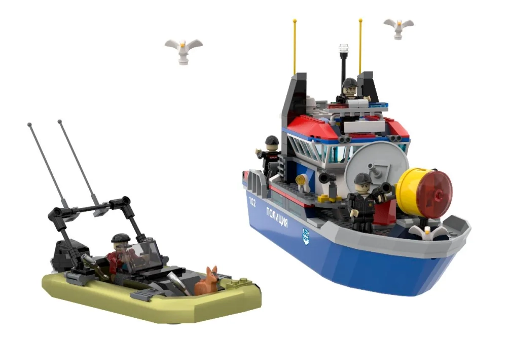 Конструктор Brick Labs Бриксити AB-1310 Операция Лосось