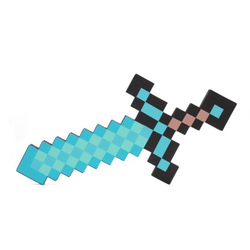 Алмазный меч Майнкрафт (Minecraft) 60 см (пена EVA), mo0002