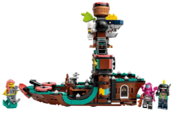 Конструктор LEGO Vidiyo Корабль пирата Панка | 43114