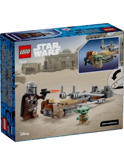 Конструктор LEGO Star Wars 75436 Спидербайк мандалорца и Грогу