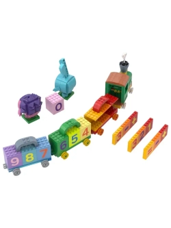Конструктор Brick Labs Смешарики: Поезд. Учим цифры с Крошем и Ёжиком, AB-1507