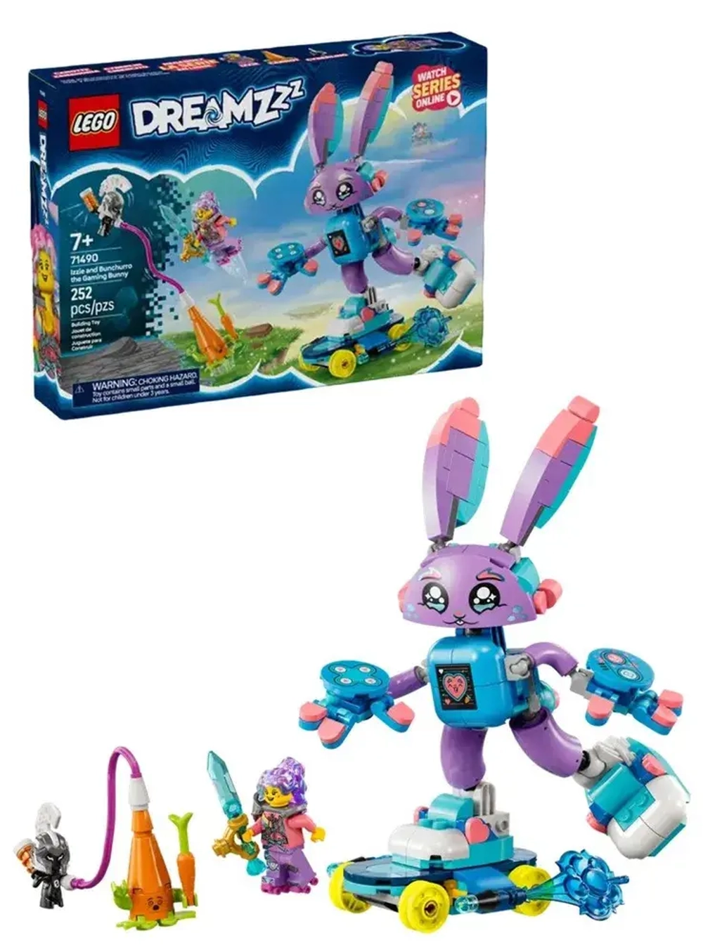 Конструктор LEGO DREAMZzz 71490 Иззи и Банчурро - игровой кролик