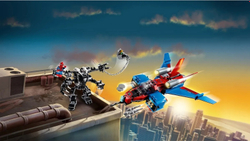 Конструктор LEGO Marvel Super Heroes Реактивный самолёт Человека-Паука против Робота Венома | 76150